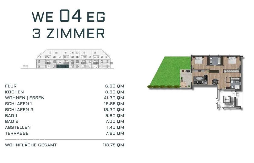 Barrierefrei und Modern: Erstklassige 3-Zimmer Wohnung in Willich – Erdgeschoss
