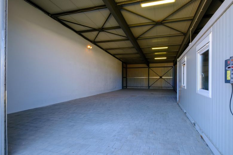 Halle, Lager oder Werkstatt mit Freifläche – Gewerbeareal flexibel teilbar – Hallo C Freiraum