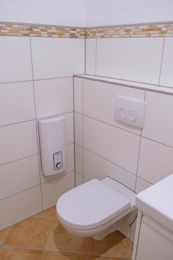 3-Zimmer EG-Wohnung im Loft-Stil in Mannheim-Rheinau Erstbezug nach Sanierung – Badezimmer