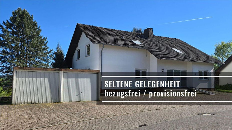 Bezugsfrei & provisionsfrei: Flexibles Dreifamilienhaus in Weilburg – Titel