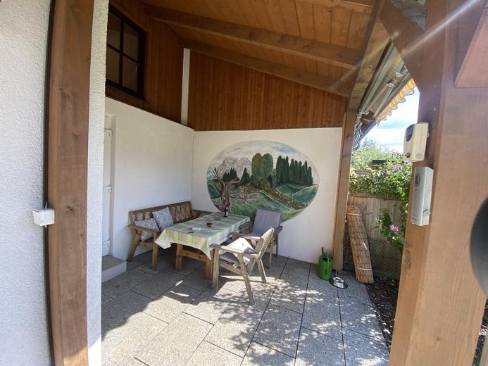 Schönes Haus in Miesbach – Terrasse (überdacht)