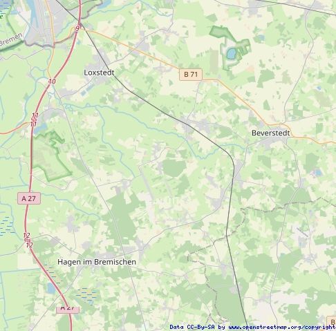 Großes Baugrundstück für EFH/ZFH in Loxstedt-Hahnenknoop – Lage