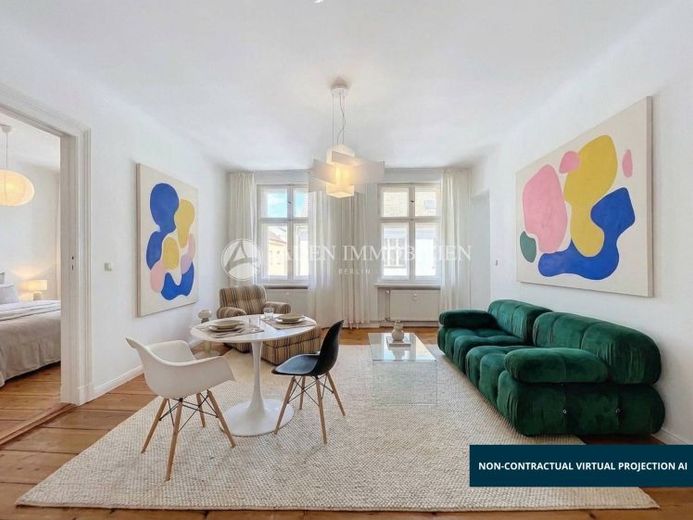 Modernisiert, hell & stilvoll: Ihre neue 2-Zimmer-Wohnung mit Dielenboden & EBK! – Foto 1