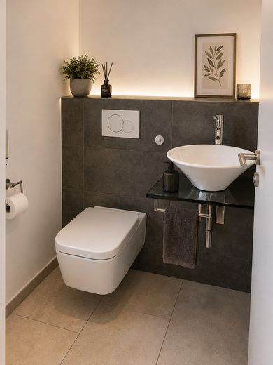Casa bifamiliare, classe energetica A+, pompa di calore, ottime condizioni, vista aperta a ovest – WC EG