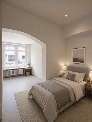 Newly converted 3-room apartment on the ground floor – Schlafzimmer 1