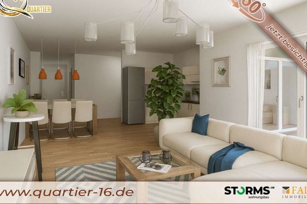 Erdgeschosswohnung (WE-2) - 84 m² - 2 Zimmer