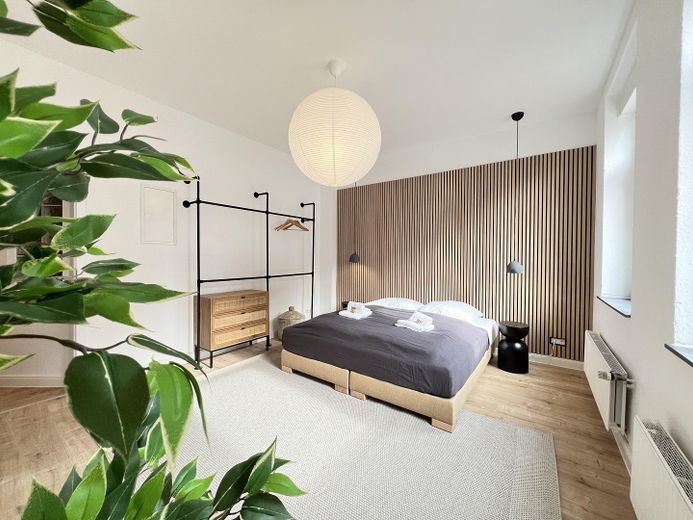3 locali, cucina, bagno, balcone, fascino d’epoca, posto auto, Moritzberg – Großes Schlafzimmer