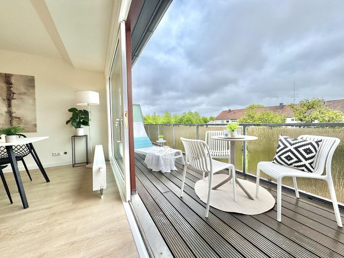 Blick auf die Terrasse 