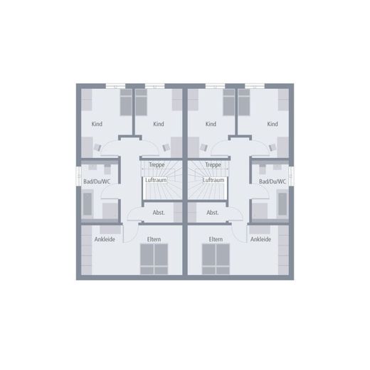 EIN STADTHAUS MIT ZAHLREICHEN HIGHLIGHTS. Mögliches Grundstück von Drittanbieter vorhanden! – Grundriss Obergeschoss
