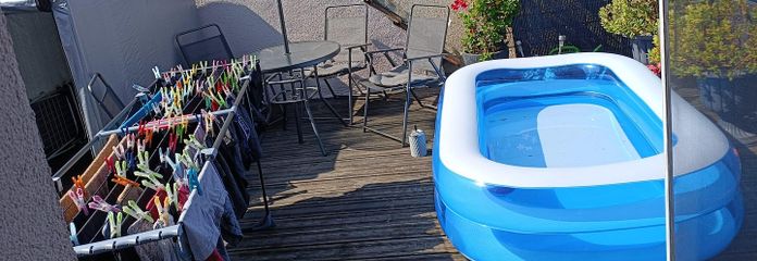 3-kamerappartement met groot dakterras in Budenheim
