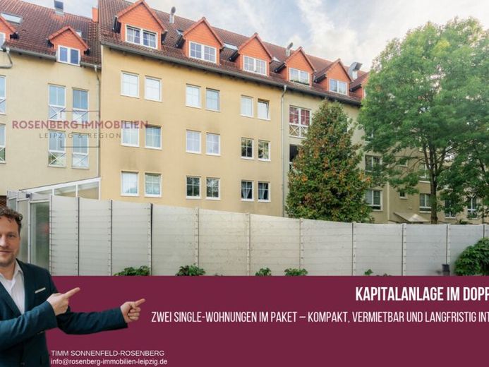 Two apartments, two parking spaces, one investment in Leipzig-Lindenau – Photo 1