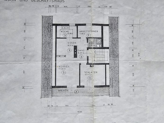 Grundriss DG Wohnung