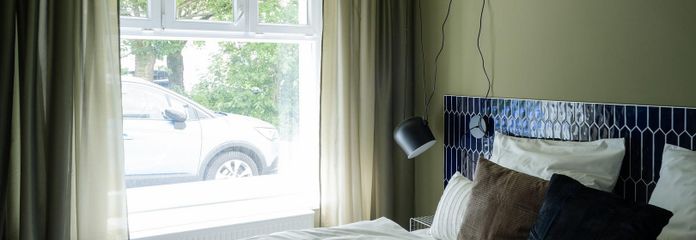 Прекрасна квартира для відпочинку в Пренцлауер-Берґ Cozy Blue