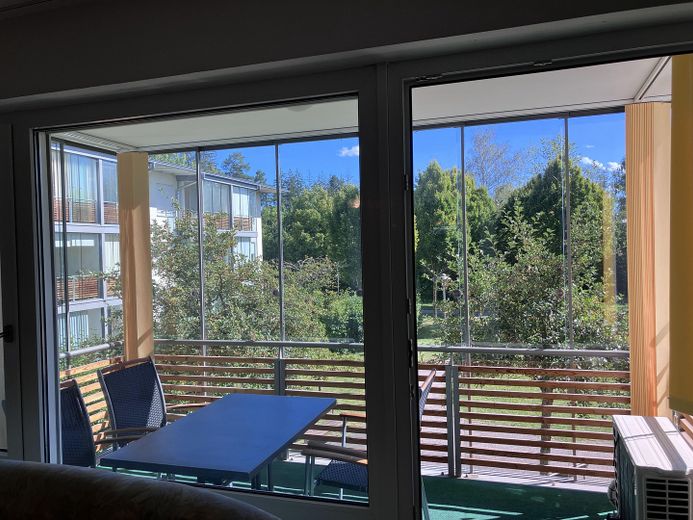 Wintergarten, Glasschiebetüren