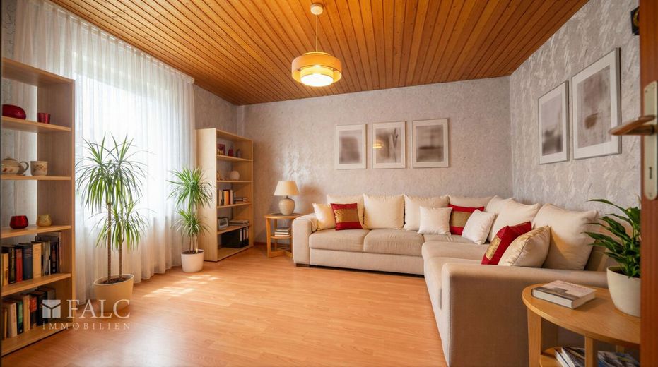 Renovierte Doppelhaushälfte in Altböckingen - FALC Immobilien Heilbronn – Lichtdurchflutet (EG)