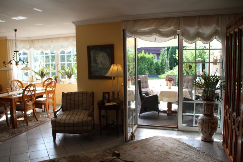 Blick zur Terrasse