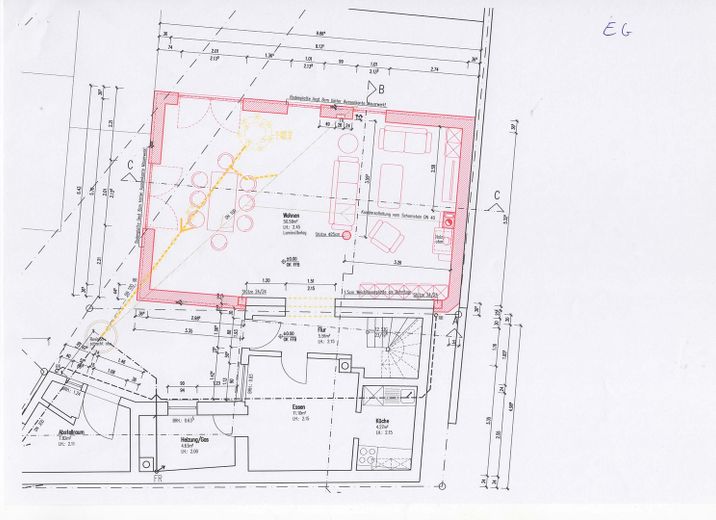 Einfamilienhaus in Bestlage von Gau-Algesheim – Erdgeschoss Neu- und Altbau