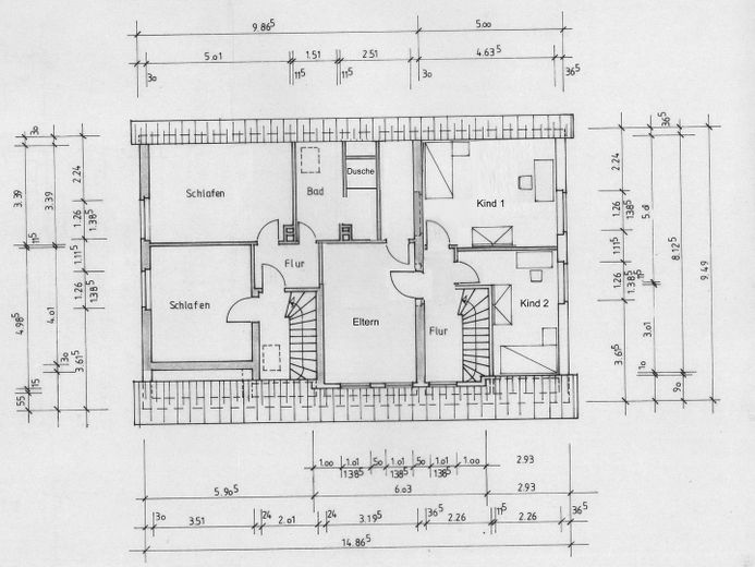 Mehrfamilienhaus provisionsfrei – 1 Einheit vermietet, 1 Einheit frei für Sie – Dachgeschoss