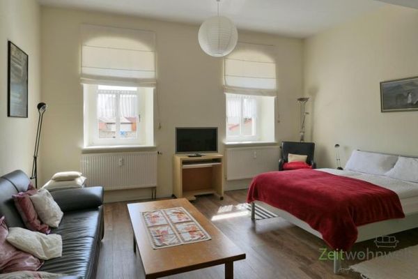 (EF1313_M) Weimar: Oßmannsstedt, spacious furnished apartment with patio and parking space