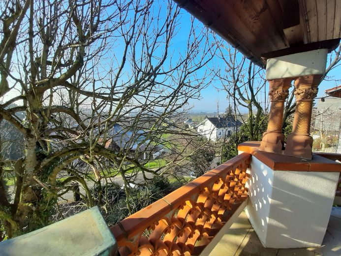 Blick vom Balkon vor Schlafz.