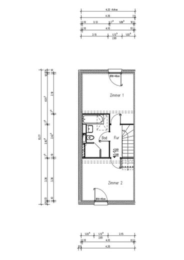 БЕЗ МАКЛЕРА Середній рядний будинок у GE-Resse, 82 м², з гаражем, KfW-70 – OG