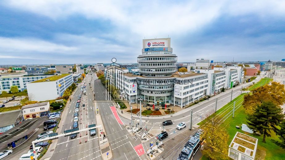 ATIK: Bahnstadt - Flexible Büro- u. Praxisflächen im "Convecs” zwischen Hbf und Bahnstadt – Drohnenaufnahme