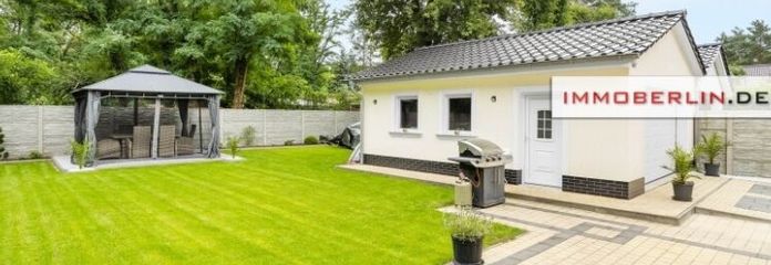 IMMOBERLIN.DE - Topzustand! Traumhaftes Haus mit Südterrasse, Sonnengarten, und Erdwärmepumpe