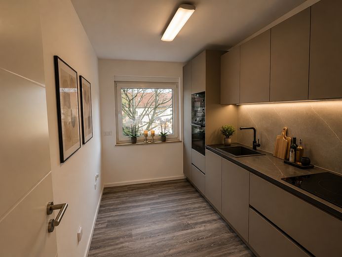 Sanierte 3-Zimmer-Eigentumswohnung mit Balkon in Bielefeld-Schildesche – Küche
