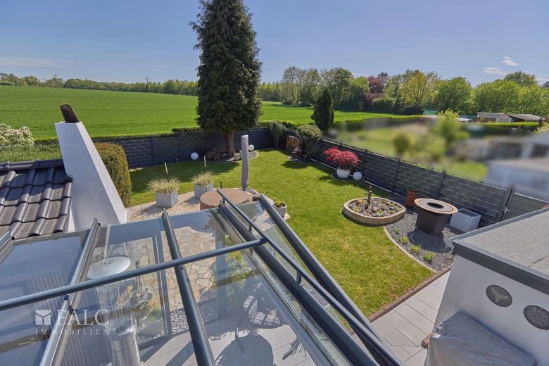 Landluft mitten in Alsdorf ? - Enjoy living direkt am Feld! – Gartenblick