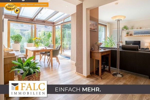 Mehr als nur vier Wände – charmantes Reihenhaus mit Wintergarten und grüner Oase