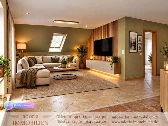 * Balkonlu ve doğaya muhteşem manzaralı büyük 3 odalı daire * hemen * Bötzow * – Fotoğraf 1