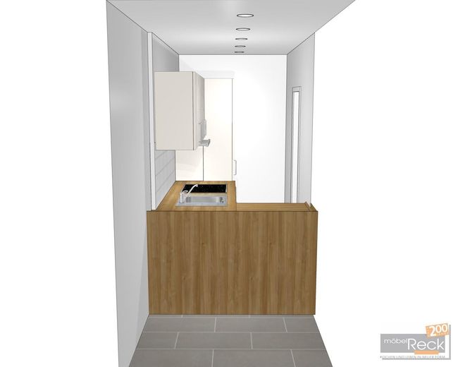 Landhaus auf dem Strampenhof im Zentrum von Bad Bevensen – Küche vom Wohnzimmer