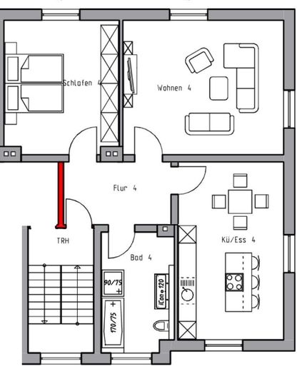 Grunriss Wohnung