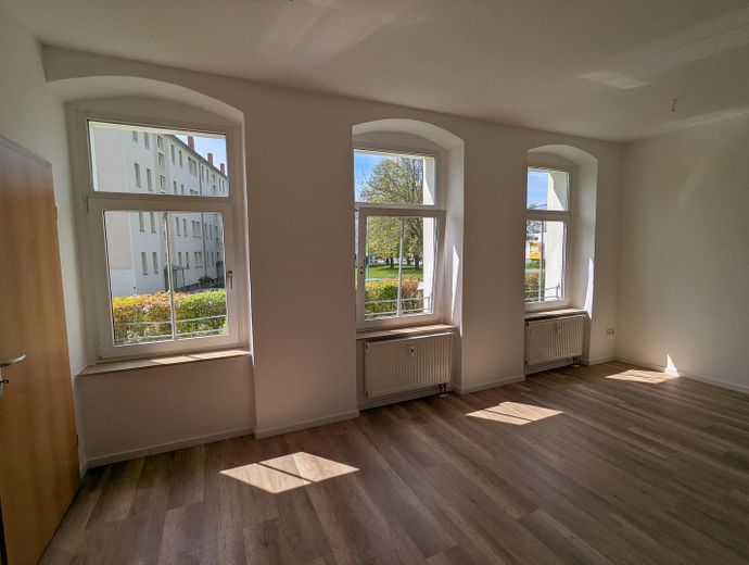 Małe, przestronne mieszkanie w pobliżu Schlossteich - dzielnica Schloßchemnitz – Wohn- und Schlafzimmer