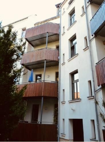 Bezaubernde und renditestarke Kapitalanlage in Leipzig-Gohlis – Fassade zum Innenhof