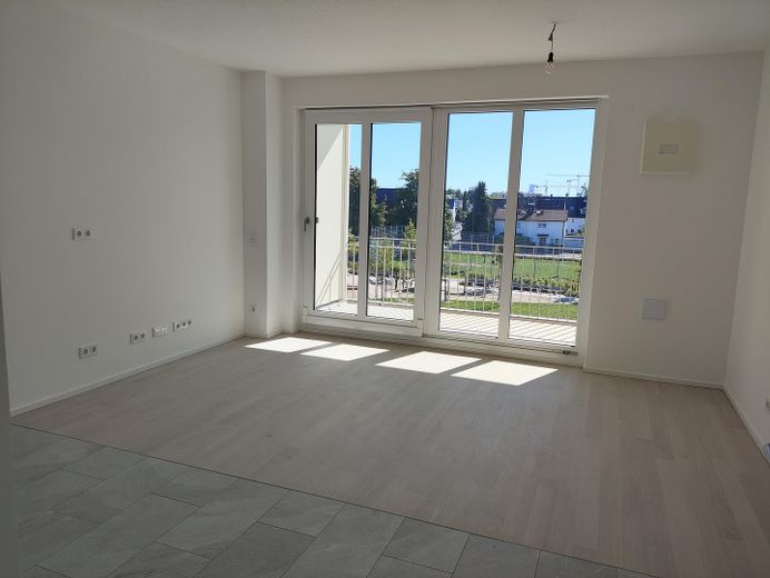 Prima occupazione: nuovo appartamento di 1 locale con cucina attrezzata, balcone esposto a sud e vista sul parco, vicino alla metropolitana e alla S-Bahn di Feldmoching – Foto 6