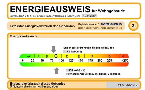 renov.bedürft. 3,5-Zi-Whg mit Balkon und EBK samt sep. DG-Whg. im Rohbau, in freundl. MFH in HN – Energieausweis
