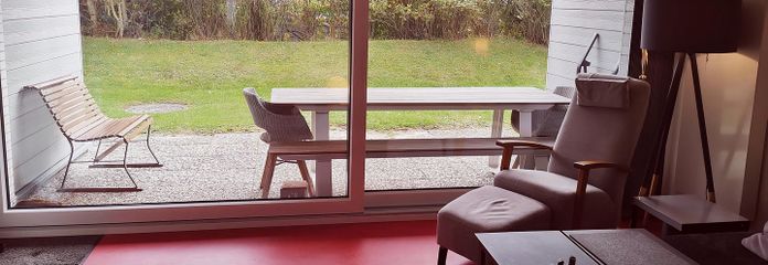 Wohnzimmer mit Terrasse