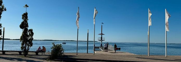 Müritz Gölü'nde tatil evi (Rechlin Liman Köyü) – Lage am See