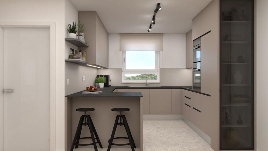 Modernes KfW-40-QNG-Massivhaus mit Garten – Top-Lage in Saulheim, PV & Wärmepumpe inklusive – Offene Küche Erdgeschoss