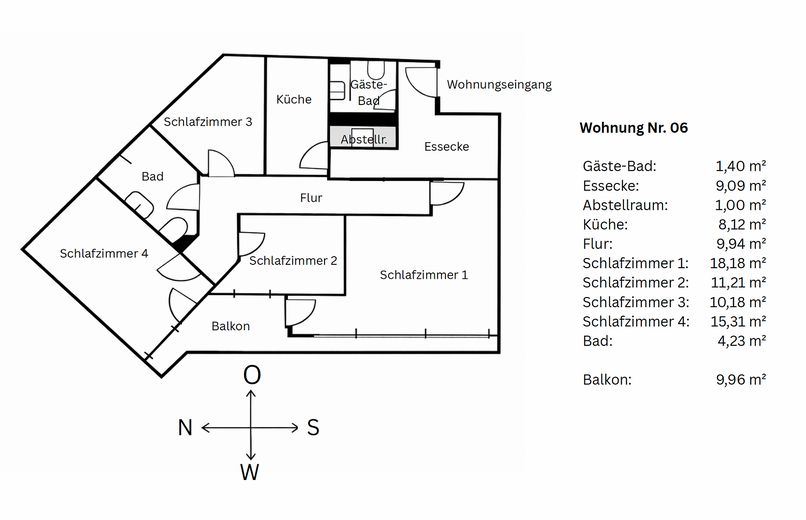 Vermietete WG-Kapitalanlage Münster-Wienburg, 6 % Bruttorendite, provisionsfrei – Foto 15