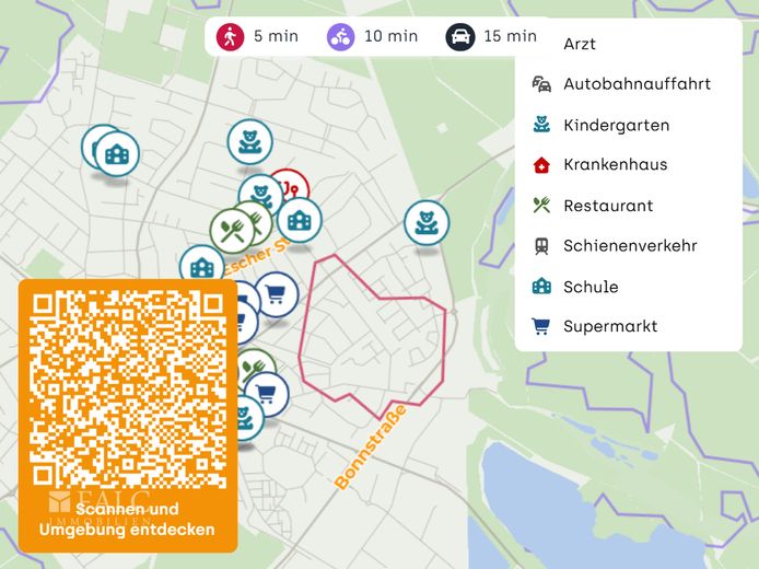 Schöner Freistehender Bungalow mit sonnigem Gartengrundstück in Pulheim! – Kartenansicht