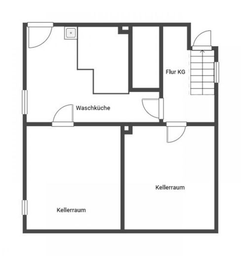 Freistehendes Einfamilienhaus mit großem Garten! – Untergeschoss