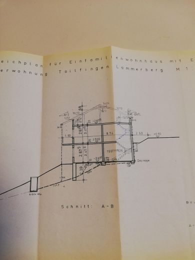 Schnitt /Seitenansicht