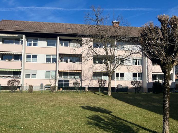 Frei zum November! Schöne 4-Zi-Whg in Sonthofen/Allgäu – Hausansicht von Süden