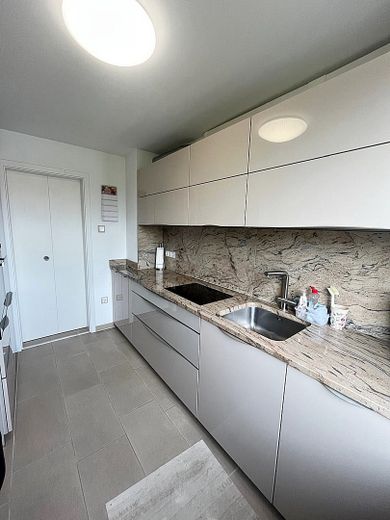 Küche Miele Steinverkleidung