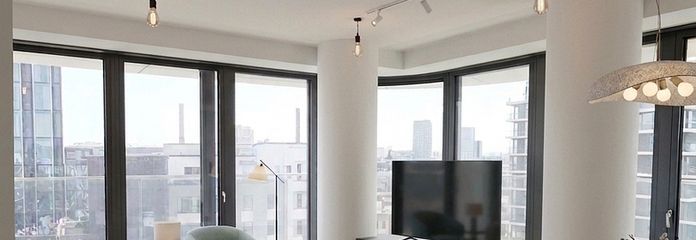 Wohnzimmer mit Möbel KI