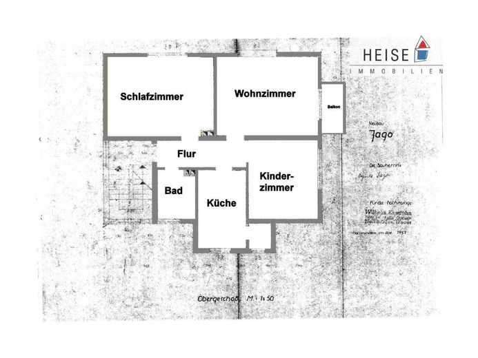 Grundriss Obergeschoss