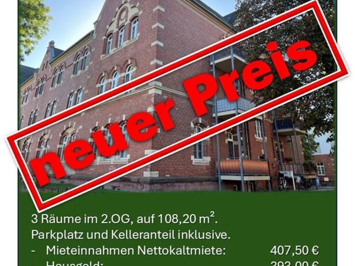 Wynajmowane mieszkanie własnościowe z 3 pokojami w parku huzarów w Torgau – Zdjęcie 1