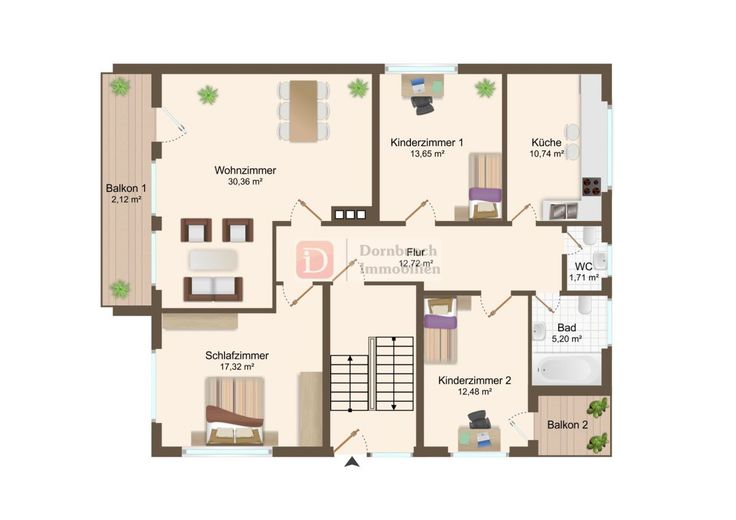 Top-Anlage!! 5-Familienhaus mit geteiltem Grundbuch, Garagen &amp; Stellplätzen – Erdgeschoss